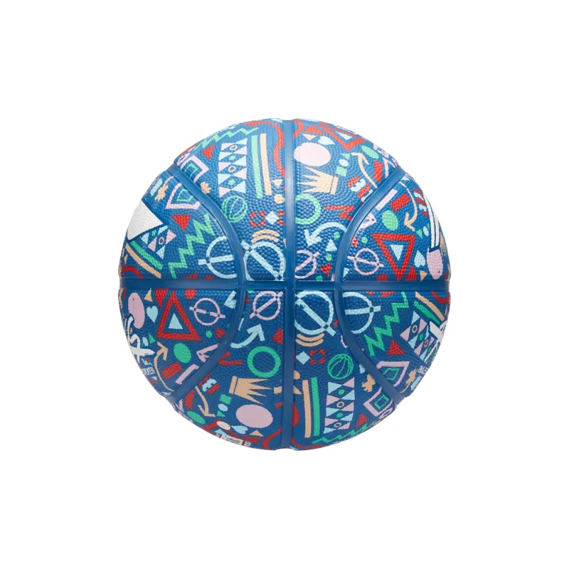 LiNing Rubber Basketball Blue Color Size 7 Training Unisex-23