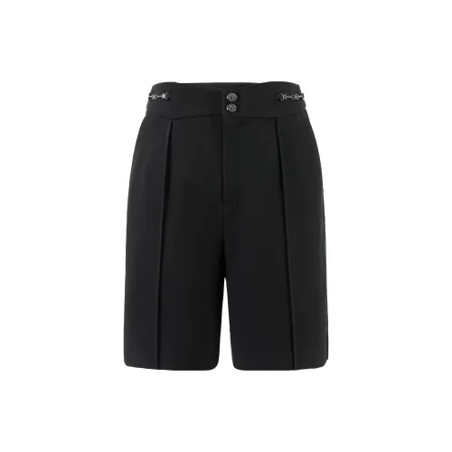 JZ. ANNAKRO Casual Shorts Women's Plain Black