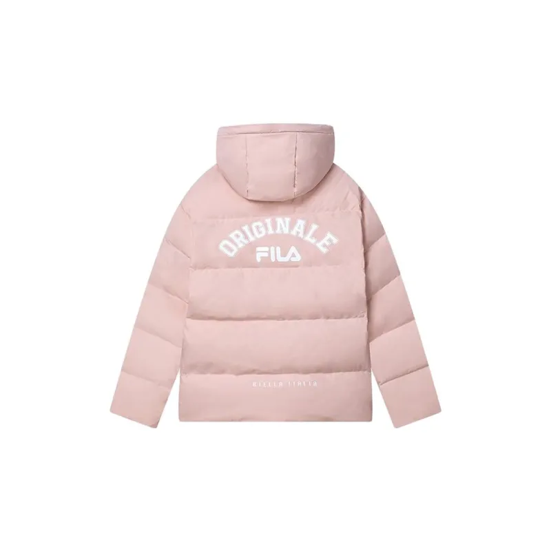 FILA Down Jackets Unisex Leather Clay Pink-1