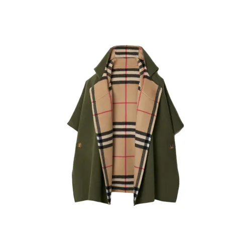 Burberry Cloaks Women's Bush Green