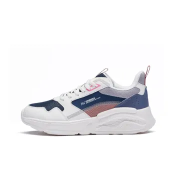 361° Cushioning, Abrasion Resistant, Slip Resistant Low Top Skateboard Shoes Women's White Blue
