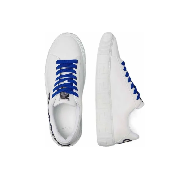 VERSACE La Greca Varsity Sneaker 'White'-4