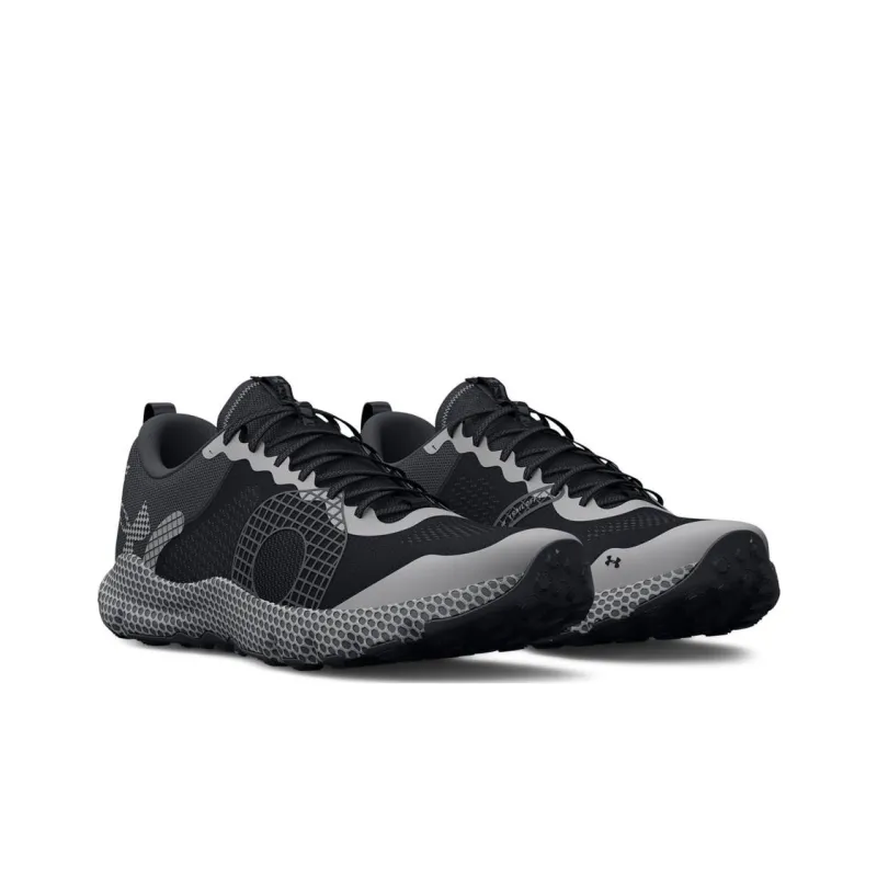 Under Armour HOVR DS Ridge SPD Trail Abrasion Resistant Breathable Low Top Running Shoes Unisex Black-2