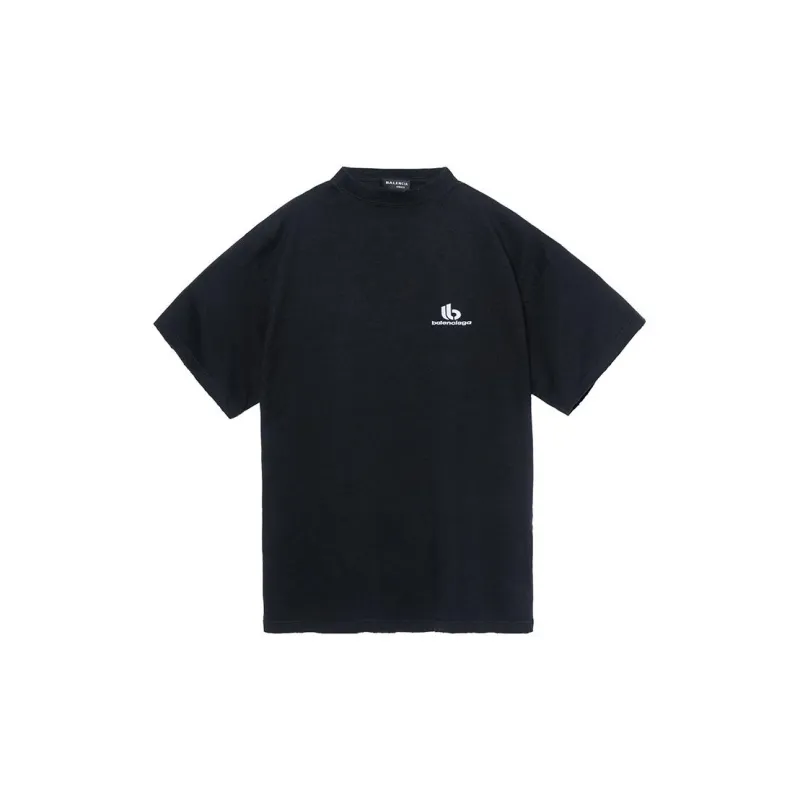 Balenciaga Embroidered Double B Logo T-Shirt - Cheap Rcj Jordan Outlet
