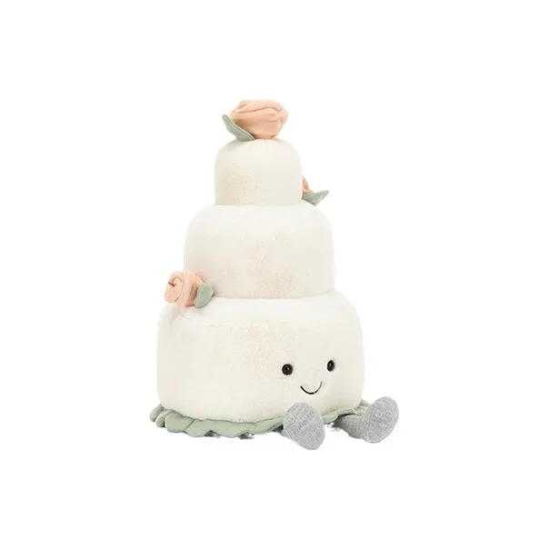 JELLYCAT Amuseables Wedding Cake Plush Toy-2