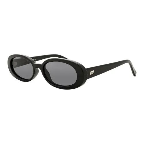 Le Specs Oval Sunglasses Women's Black