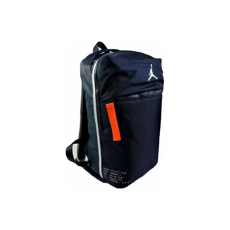 Jordan Polyester Backpack Regular Unisex Navy Blue-4