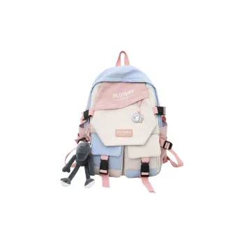 BALANG Canvas Backpack Regular Unisex Black/Green/Red