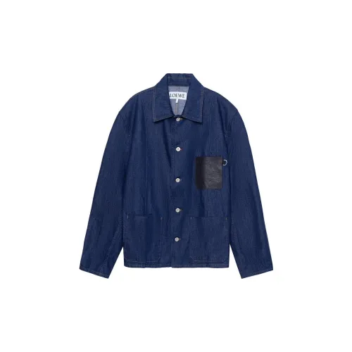 LOEWE Jackets Men Blue