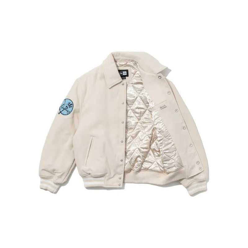 New Era Jackets Unisex Ecru-2