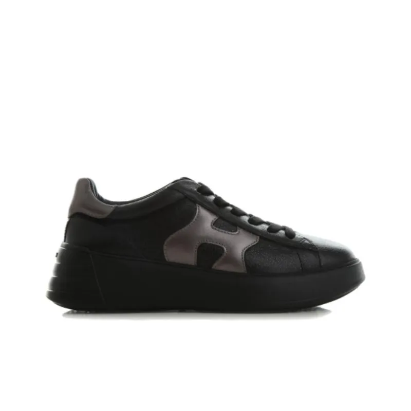 HOGAN H562 Platform Shoes Women's Black-1