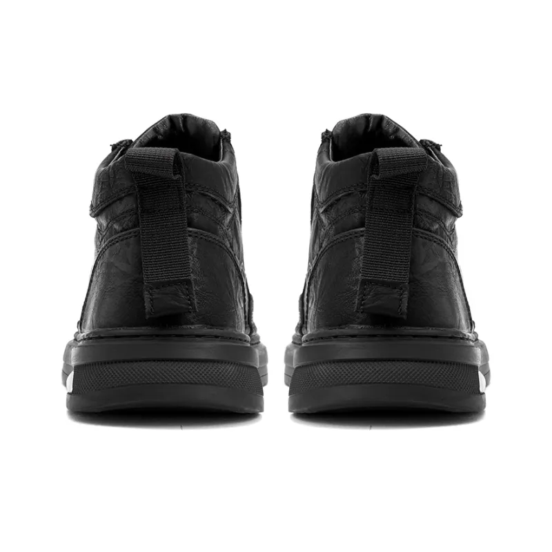 YEARCON Anti-Slip Wear-Resistant High-Top Skateboard Shoes Men's-3