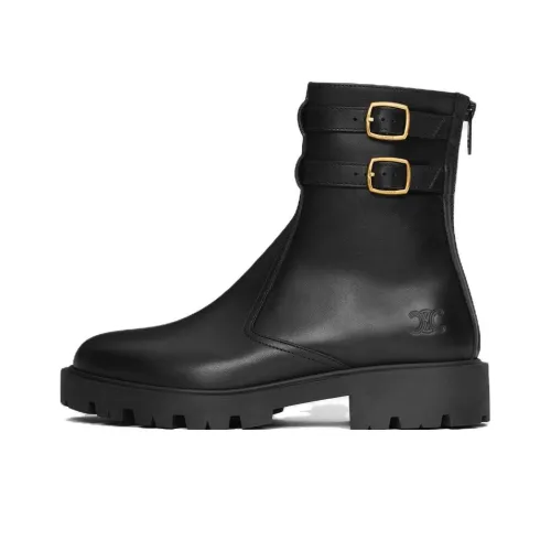 CELINE Ankle Boots Women's Black