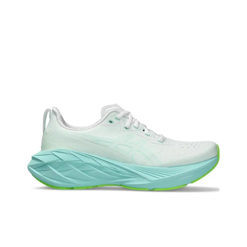 Asics Novablast 4 White Illuminate Mint Women's-1