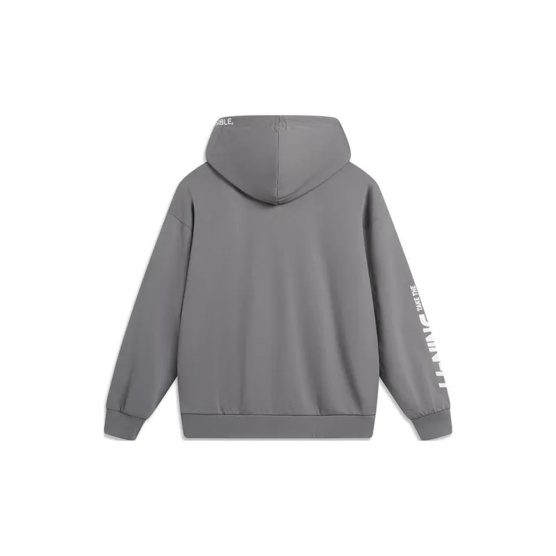 LiNing Sports Fashion Collection Sweatshirt Unisex Smoky Ink Gray-1
