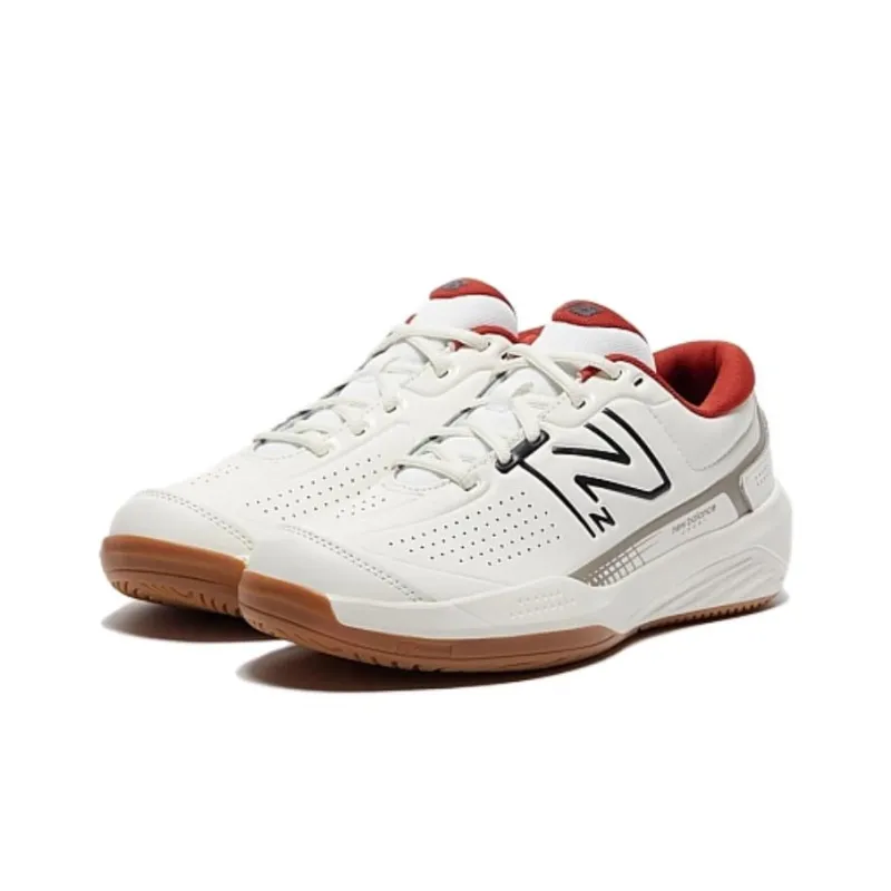 New Balance 696 V5 Low Shoes 'White Red'-2