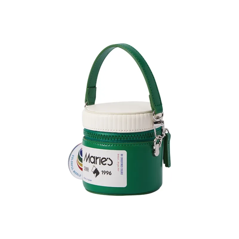 SEM/R Marley Synthetic Leather Crossbody Bag Jar Bag Small Size Women's Turquoise Green/Orange Red/China Blue-1