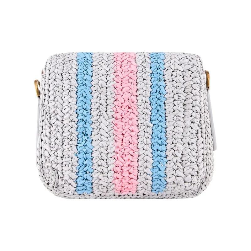 GIORGIO ARMANI Viscose Shoulder Bag Crossbody Bag Regular Women's White & Multicolor-2
