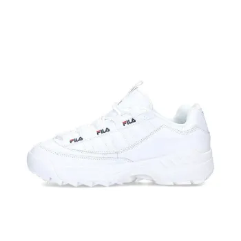 FILA D Formation Abrasion Resistant Low Top Chunky Sneakers Men's White