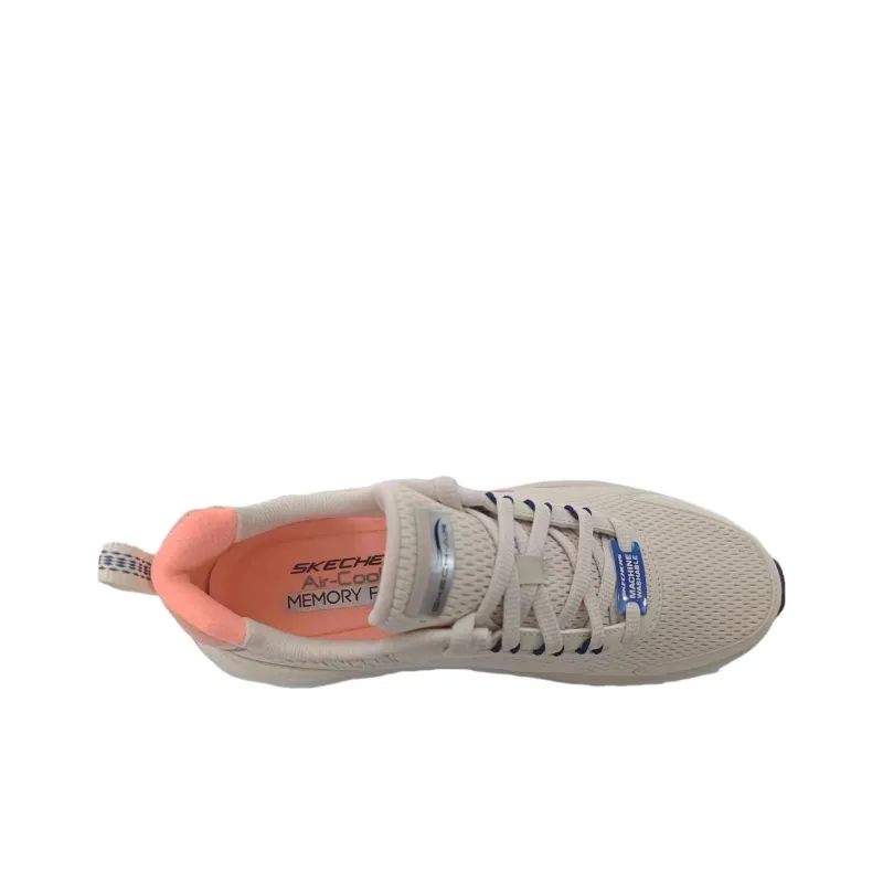 Skechers Cushioned Slip Resistant Low Top Casual Running Shoes Women's Beige-4