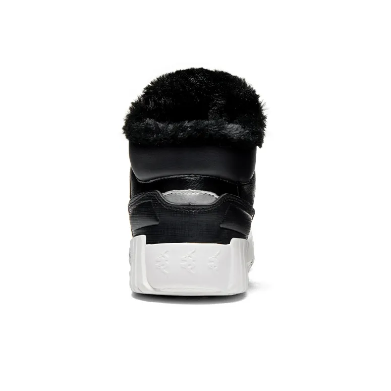 Kappa Mid Top Skateboard Shoes Unisex Black-4
