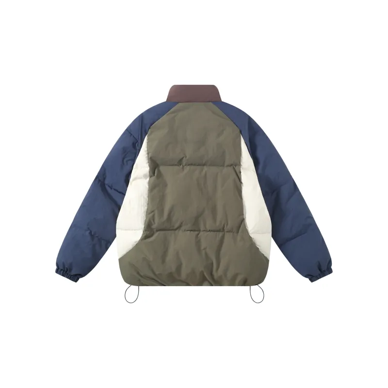 Saotome Puffer Jacket Women's Blue White Green Multicolor-1