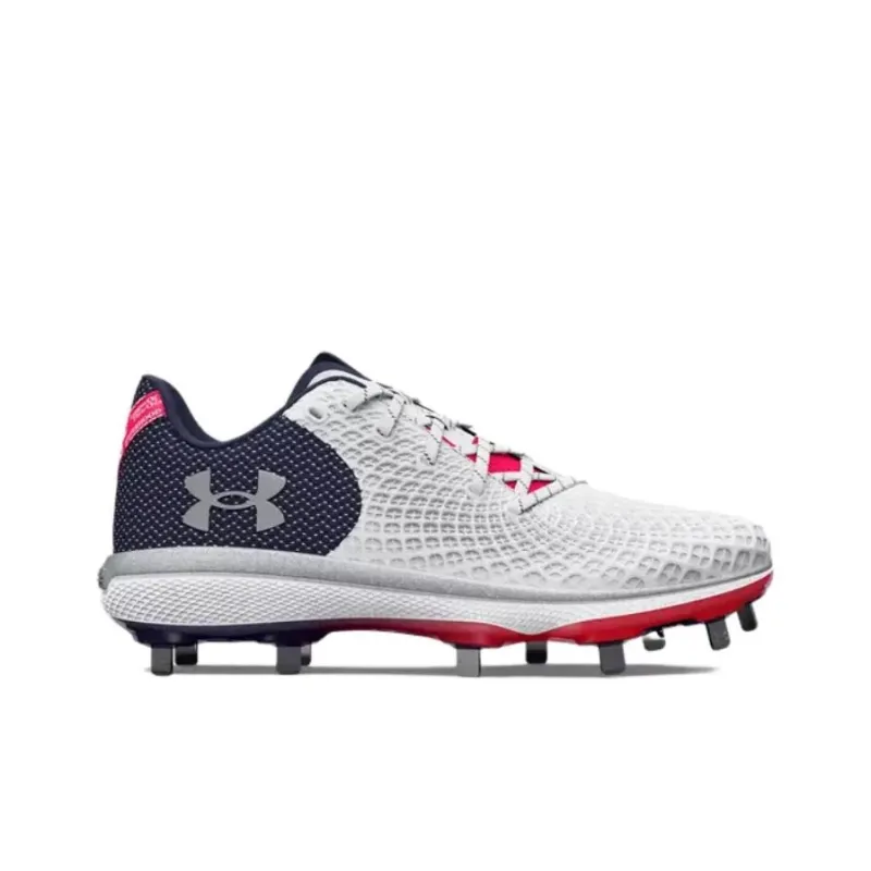 Under Armour Ua Glyde 2 Mt Le Softball Cleats 'White Black Red' Women's-1