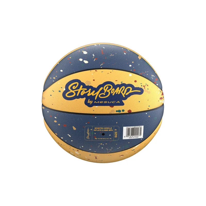 MESUCA x Disney Toy Story Series PU Basketball Blue Yellow Size 7 Training Unisex-1