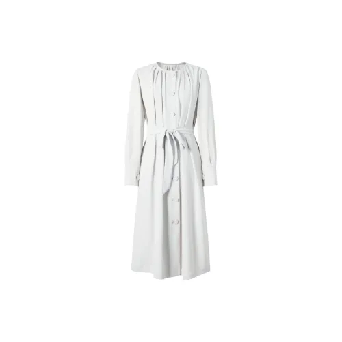 JZ Juzui Long Sleeved Dresses Women's Light Beige