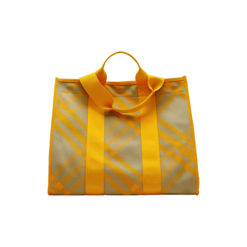 Burberry Shopper Tote Yellow/Beige-2