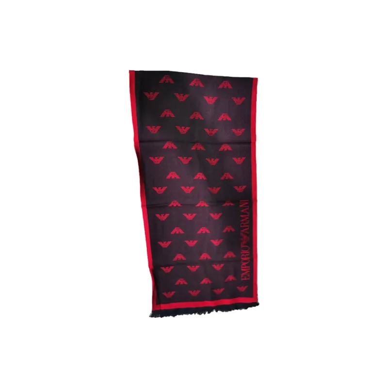 EMPORIO ARMANI Cont County Scarf Men's Red-0