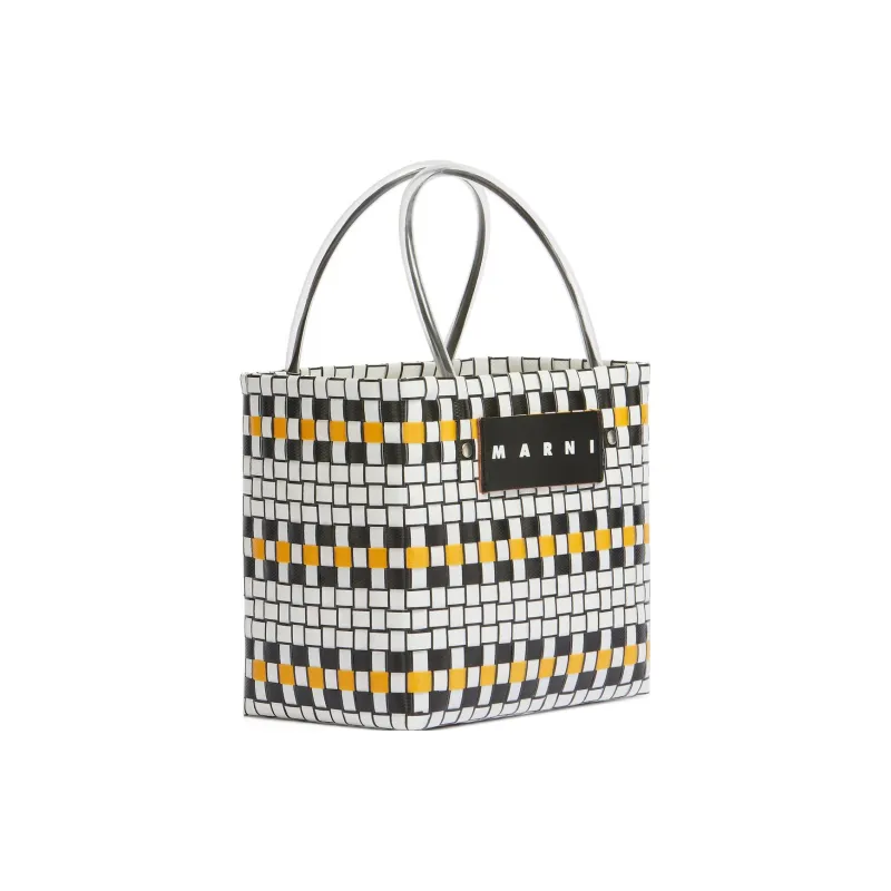 MARNI Polypropylene Pp Tote Bag, Shopping Bag, Handbag Mini Women's Lemon-1