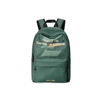 FINITE LOOP Recycled Fabric Backpack Unisex Green