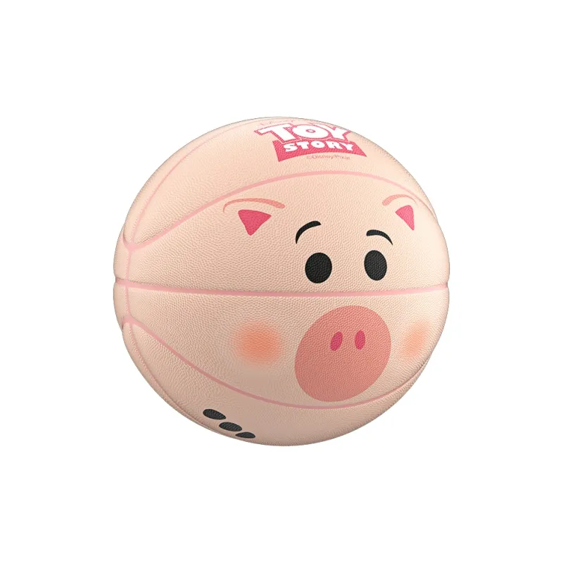 MESUCA x Disney PU Basketball Pink Yellow Size 7 Ball Training-3