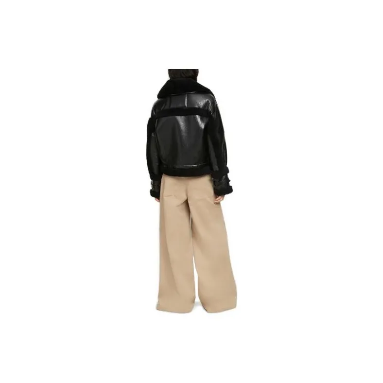 Moose Knuckles FW23 Prado Aviator Jacket Jackets & Coats Women's Black-1