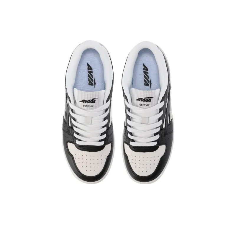 AVIA 825R Series Abrasion Resistant Low Top Skateboard Shoes Women's White Black-4
