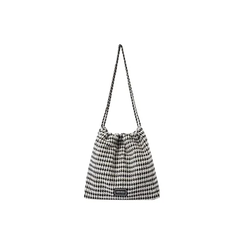 SEM/R Fabric Tote Bag, Shopping Bag, Handbag, Shoulder Bag Medium Size Women's Burgundy/Black