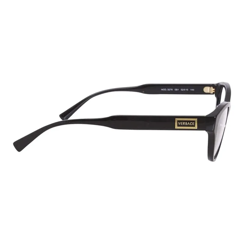 VERSACE Plastic Butterfly Eyeglass Frames Women's Black-2
