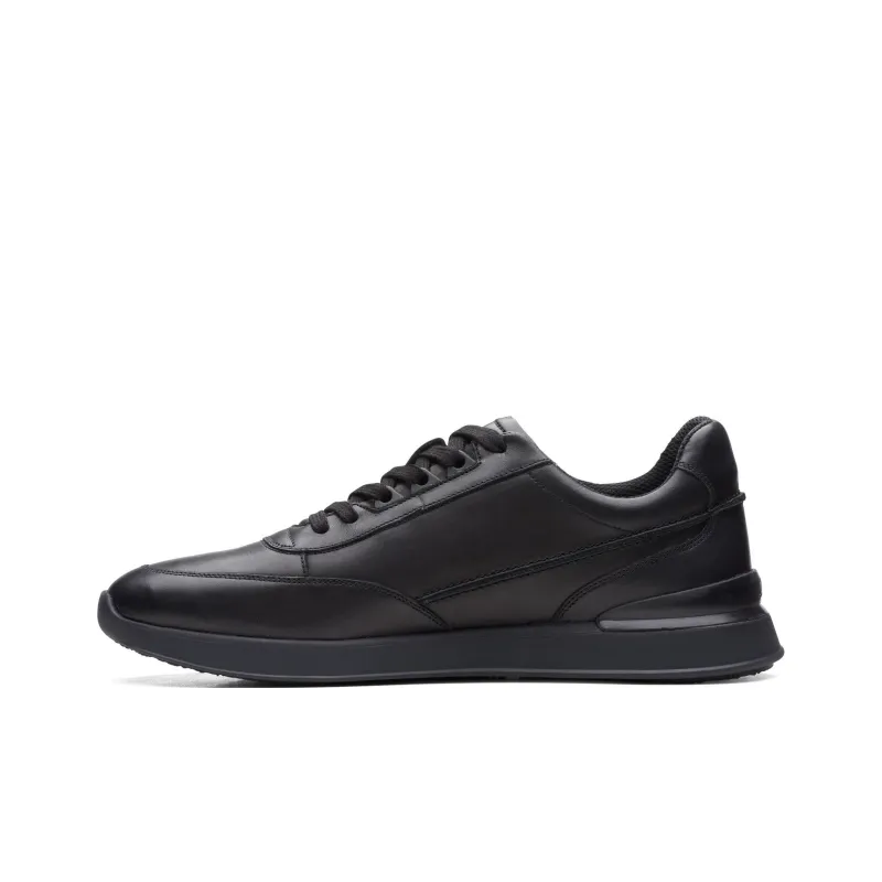 Clarks Low Top Casual Shoes Men's Black-0