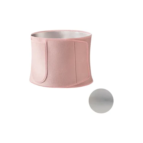 UMA Back Support Braces Protective Rehabilitation Compression Pink Nylon, Polyester Unisex