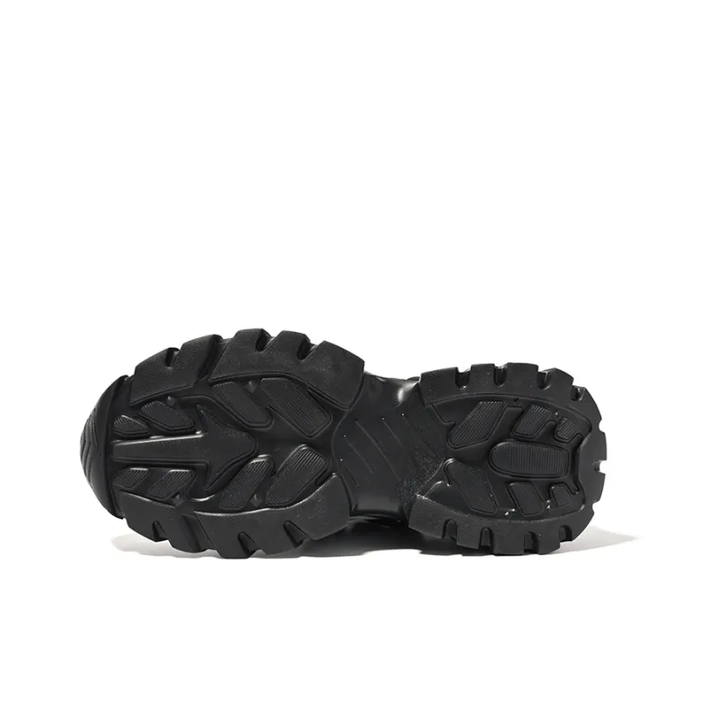 ZHR High-Top Chunky Sneakers 5cm Women's Black-17