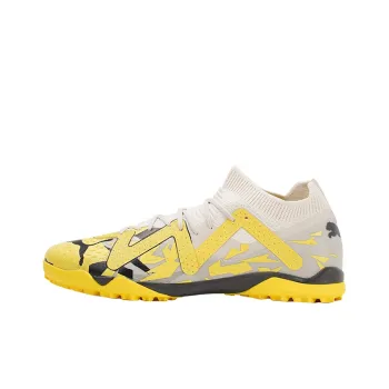 PUMA Future TF Rubber Broken Studs Anti Slip Wear Resistant Soccer Shoes Men's Bright Yellow