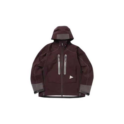 And Wander Jackets Unisex Burgundy