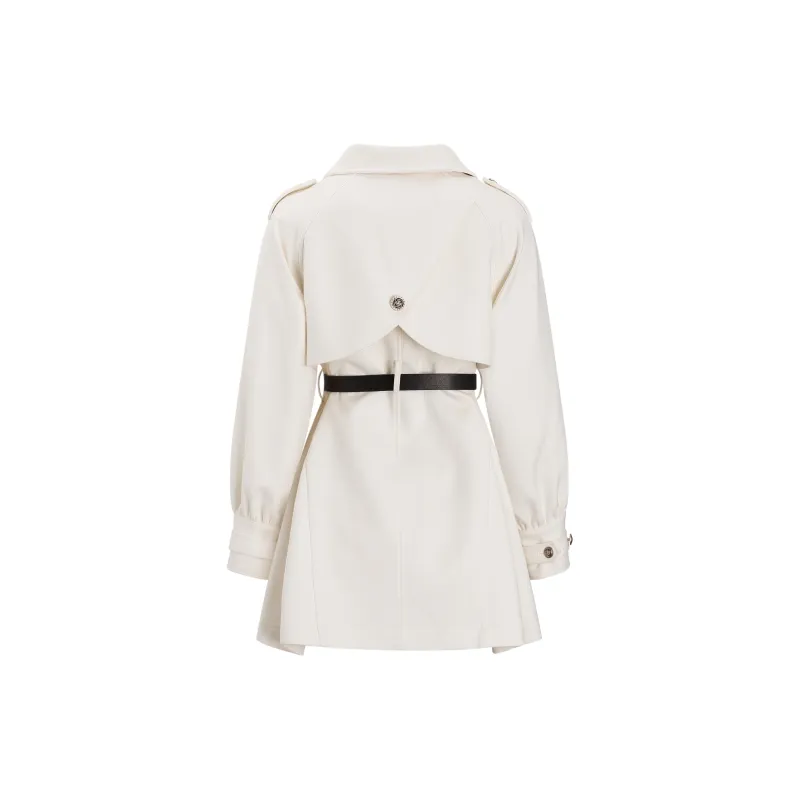CHIWAWAMEME Cloaks Women's Ivory-1
