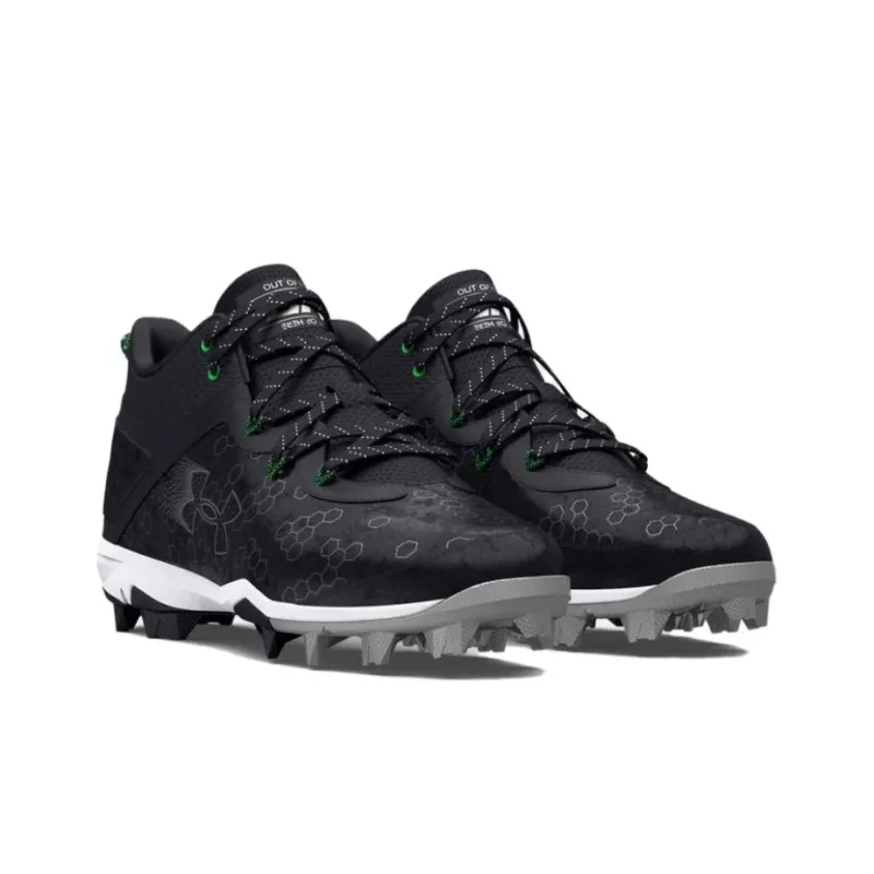 Under Armour Harper 8 Mid Rm Baseball Shoes 'Black'-2