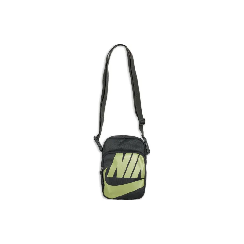 Nike Heritage Polyester Small Shoulder Bag, Crossbody Bag Trumpets Unisex Green-2