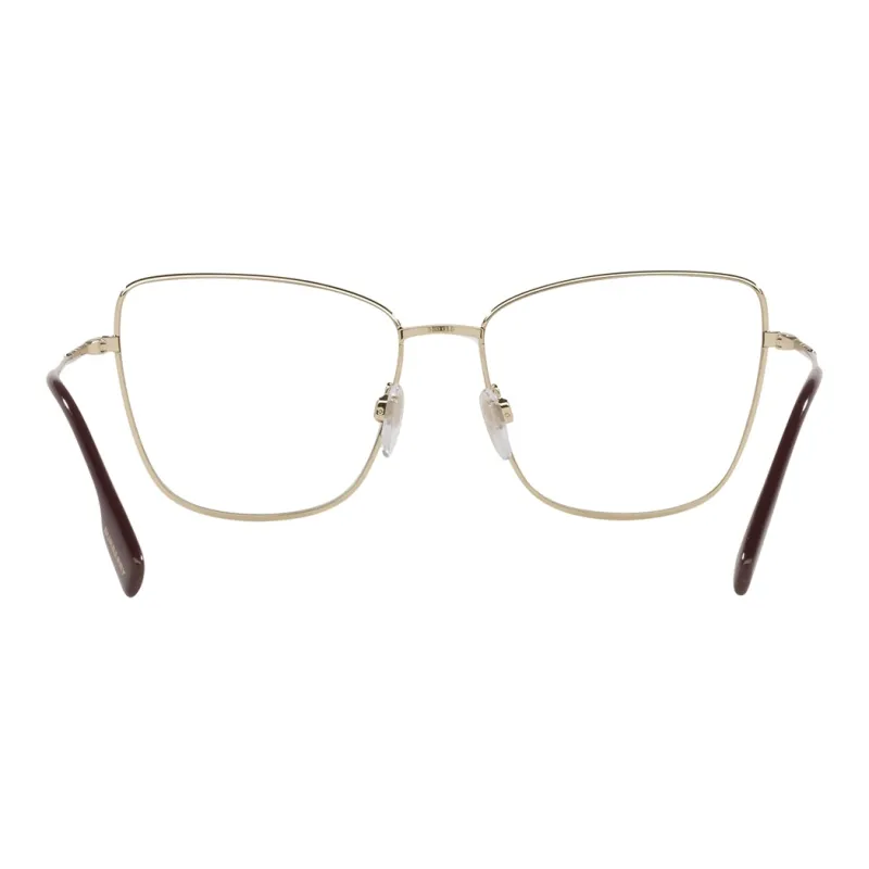 Burberry Metal Cat Eye Eyeglass Frames Women's Light Gold-4