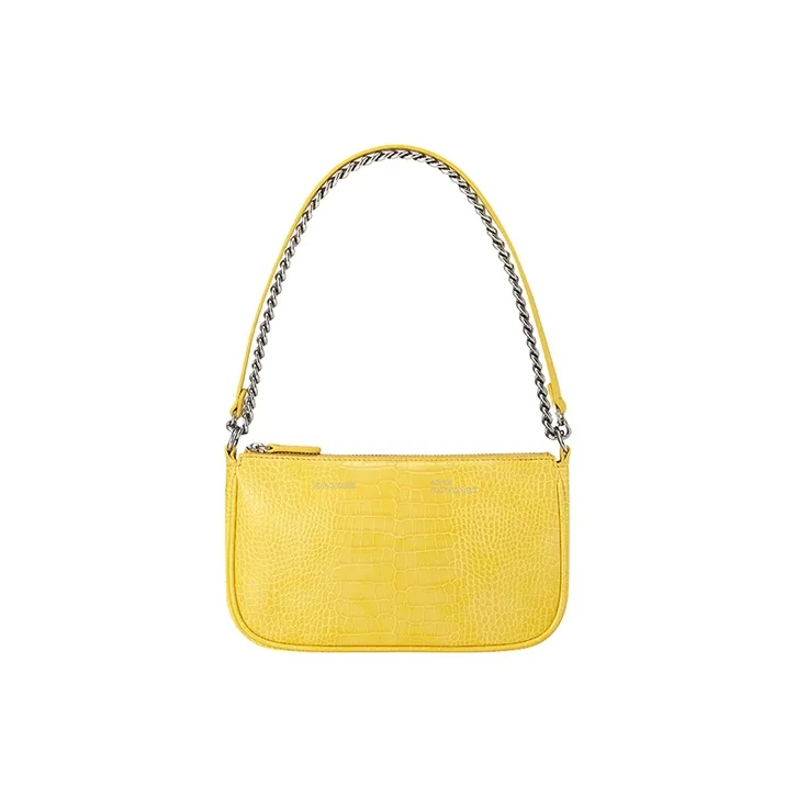 FIND KAPOOR Artificial Leather Handheld One Shoulder Handbag Women's Red/Brown/Yellow/Black-8