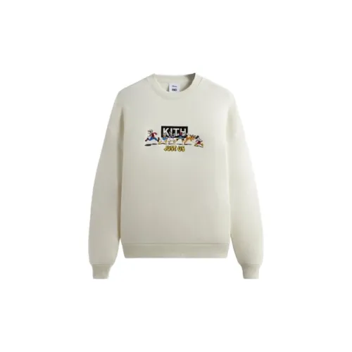 KITH Disney Co-brand Sweatshirts Unisex Off White