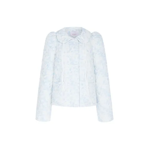 Selkie Jackets Women's Blue Hydrangea Multicolor